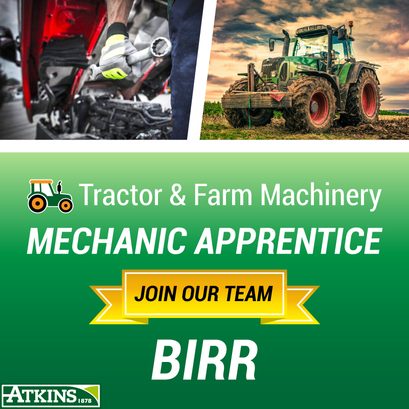 Tractor Mechanic Apprentice Birr - Atkins Apprentice Ad