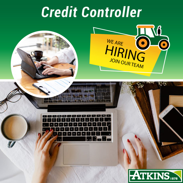 Atkins Job Ad for Credit Controller