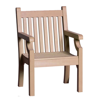 Sandwick 'Wood Effect' Armchair (teak)