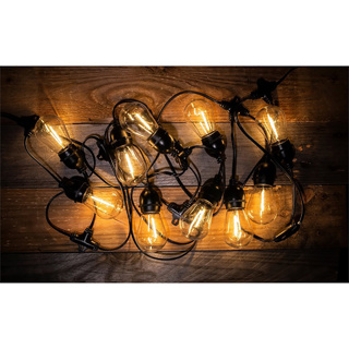 10 Party Lights with Filament Warm White LEDs