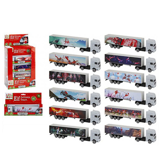 Die Cast Delivery Truck With Elf Designs