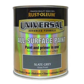Universal Paint & Primer - Slate Grey Gloss(250ml)