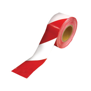 Barrier Tape - Red & White 500m
