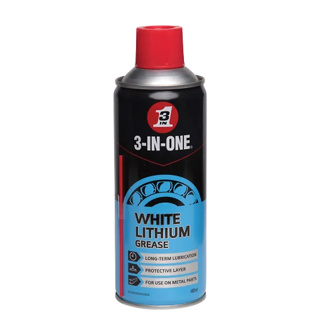3-in-one White Lithium Spray Grease 400ml