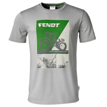 Fendt T-Shirt Light Grey