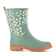 Marjolaine Half-Boots Floral & Green, Various Size