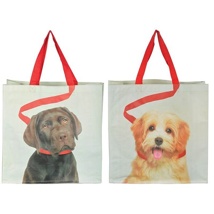 Reusable Dog Design Shopping Bag (choice of 2)