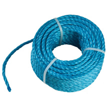 30m Polypropylene Blue Rope 6mm