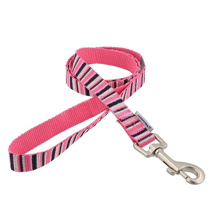 Hot Pink Stripe Lead (100cm x 19mm)