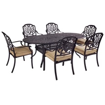 Hartman Amalfi 6 Seater Oval Dining Set - Bronze