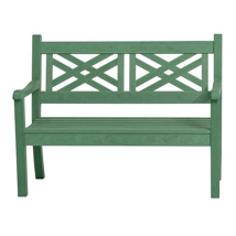 Speyside 'Wood Effect' 2 Seater Bench (Duck Egg)