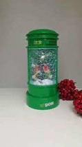 Battery Operated Green Postbox Lantern (21cm)