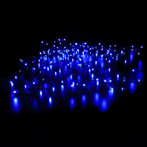 400 Blue LED Multi-Function Xmas Lights