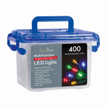 400 Multi-Coloured/Multi-Function Xmas Lights