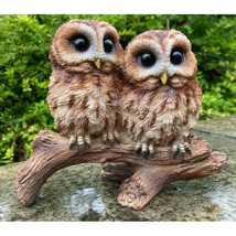 Tawny Owls on Branch