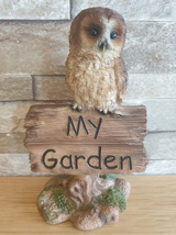 Vivid Arts My Garden Sign Tawny Owl
