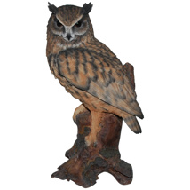 Vivid Arts Long Eared Owl Resin Ornament
