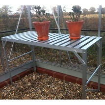 Aluminium Greenhouse 1 Tier Staging