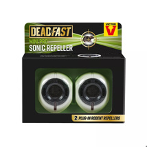 Deadfast Plug-In Rodent Sonic Repellers Twin Pack