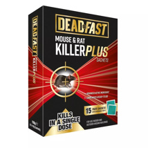 Deadfast Rat & Mouse Killer Plus Sachets (15pc.)