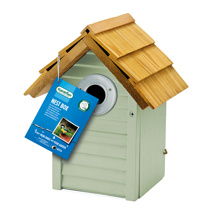 Gardman Beach Hut Nest Box Sage