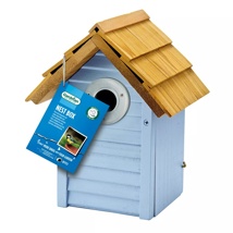 Gardman Beach Hut Nesting Box Blue 