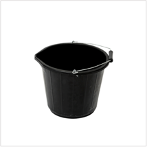 Black Ind.Bucket Ip200 14.5L
