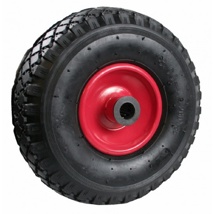 Wheel + Tyre Small 3.00 X 4 Steel Rim