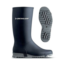 Dunlop Youths/Ladies Navy Wellingtons