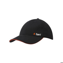 Xpert Core Baseball Cap Black/Orange