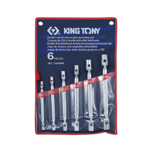 King Tony 6pc Double Swivel End Wrench Set