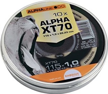 Rhodius Pack Of 10 Discs Alpha XT70 1mm