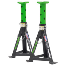 Sealey 3T Axle Stands (Pair) - Green
