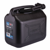 Draper Plastic Fuel Can, 10L, Black