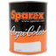 Sparex AgriColour Paint- Black Gloss 1L